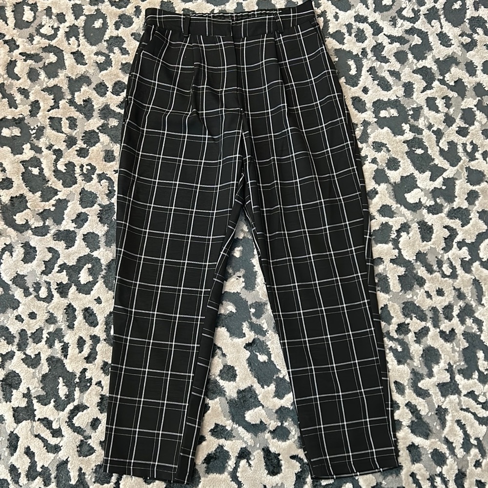 Grace Karin Plaid Trousers
